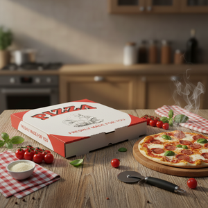 Scatole per <span class=keywords><strong>Pizza</strong></span> da 9 10 12 14 15 16 18 24 Pollici, Scatole per Consegna in Cartone Ondulato, Scatole per <span class=keywords><strong>Pizza</strong></span> Personalizzate - Product Image 1