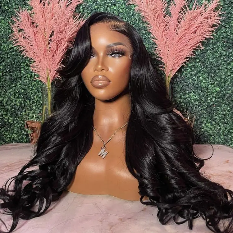 Vietnamese Raw Hair Wig Vendor  13x6 Brazilian Hair Wigs Real Human Hair Lace Front  360 Full Hd Lace Frontal Wigs for Women