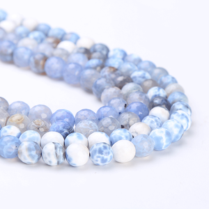 Cuentas de Piedras Preciosas Naturales para la Fabricación de Joyas, Turquesa, Ágata, Corte Brillante, Forma de Estrella, Colores Azul Grisáceo, 8 mm de Altura, Tratamiento Térmico - Product Image 6