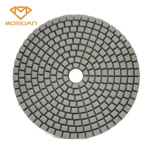 Discos de Pulido de Diamante de 125 mm, Color Beige, para Pulir Mármol, Hormigón y Piedra Caliza - Product Image 1