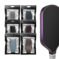 Bande de protection de bord de raquette de pickleball métallique givrée, ajustement universel pour toutes les raquettes de padel standard