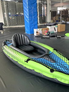 Ensemble de <span class=keywords><strong>kayak</strong></span> gonflable pliable en PVC <span class=keywords><strong>Challenger</strong></span> K1 68305 pour la pêche à la dérive, les sports nautiques en plein air, durable, 1 personne - Product Image 6