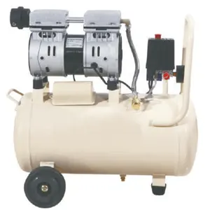 Prezzo di fabbrica 220V 7Bar AC compressore d'aria a pistone portatile silenzioso senza olio per l'industria della verniciatura a spruzzo