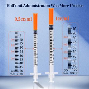 Muestra Gratuita de Jeringa de Insulina de 0.3 ml, Calibre 31, 8 mm, 30 Unidades, Jeringa de Insulina con Aguja de 30g 31g 1/2" - Product Image 5