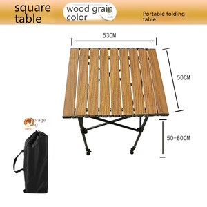 Mesa Dobrável Roll-Up: Pernas Independentes com Ajuste de Altura, Bolsa de Transporte. para <span class=keywords><strong>camping</strong></span>, pesca, refeições ao ar livre. - Product Image 5