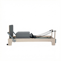Fabricantes de Pilates, Cama de Entrenamiento con 6 Resortes, Profesional, Telescópica, Comercial, Reformer de Pilates de Madera