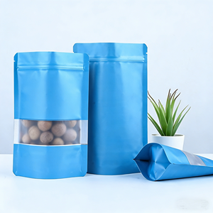 Bolsa de Embalaje de Alimentos con Cierre de Cremallera, de Aluminio Mate Esmerilado, para Vegetales Liofilizados, Grado Alimenticio, Tipo Bolsa de Té - Product Image 1