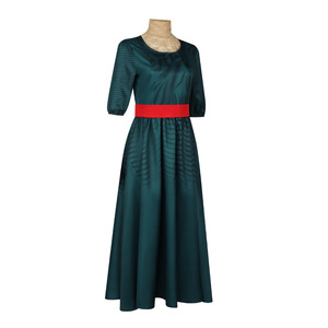 Costume de cosplay Odyssey Penelope, robe médiévale pour femmes avec ceinture rouge, robe à manches longues pour Halloween - Product Image 5