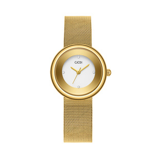 Reloj de pulsera de malla avanzado para mujer, reloj de lujo ligero para mujer, reloj de cuarzo impermeable para mujer - Product Image 6