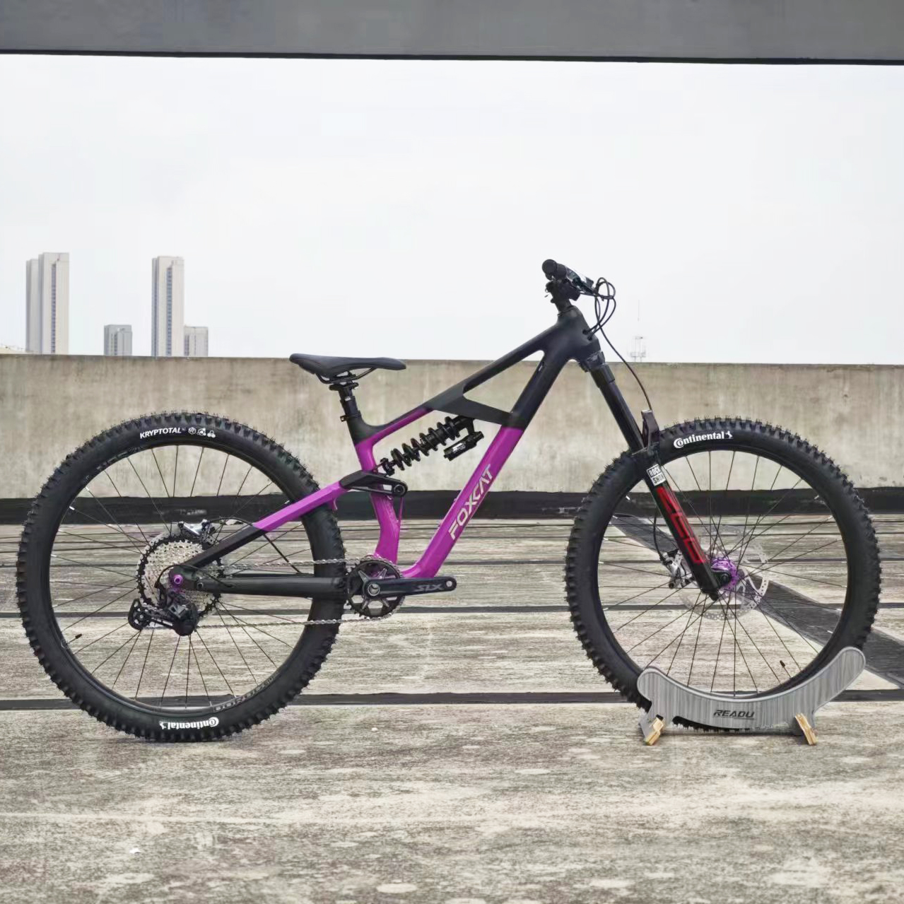2024 FOXCAT 29er Soft Tail MTB Frame - Durable & Versatile