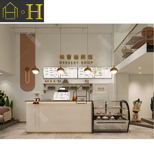 عرض متجر الحلو أثاث تصنيع الأغذية عرض مخصصة الآيس كريم عرض عداد - Product Image 4