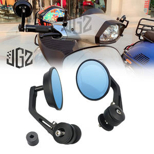 Rétroviseurs Ronds en Verre Bleu pour Piaggio Vespa GTS Sprint Primavera 150 300 125 <span class=keywords><strong>250</strong></span> LX <span class=keywords><strong>Gilera</strong></span> - Product Image 3