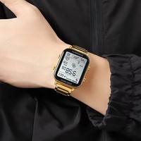 Montre-bracelet en acier inoxydable SKMEI 1888, multifonctionnelle, podomètre, calories, double heure, sport, étanche, numérique, pour homme, Reloj
