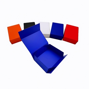 Caja de succión magnética plegable naranja portátil de una página de alta calidad TAMAÑO DE 31*21*10,5 cm para embalaje de productos electrónicos de consumo - Product Image 3