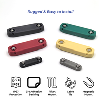 Etiqueta RFID UHF Pasiva Anti Metal Magnética FineJoin UT501 IP67 Impermeable Alcance 10 m