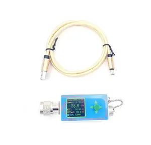 N-type 100K-10Ghz V7 RF Power Meter TTL Software Communication TYPE-C USB Data Export Power Detector RF Attenuator Ham Radio