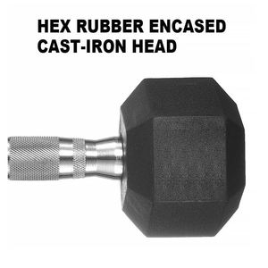 कारखाने ने कस्टम लोगो ब्लैक जिम हेक्स डम्बल रबर को मजबूत स्टील कोर ताकत प्रशिक्षण वेट सेट किया - Product Image 4