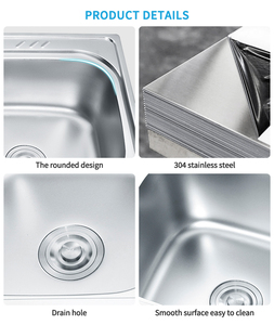 Moderno lavaggio dei capelli <span class=keywords><strong>cucina</strong></span> lavanderia <span class=keywords><strong>vasca</strong></span> <span class=keywords><strong>lavello</strong></span> 88x48cm forte 304 materiale acciaio doppia <span class=keywords><strong>vasca</strong></span> <span class=keywords><strong>lavello</strong></span> - Product Image 6
