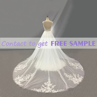 Robes de soirée pour femmes TEENYEE, style simple et chic, avec appliques en dentelle, style princesse sirène, robes de mariée en tulle pour la mariée