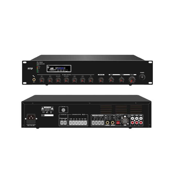 1200W Bluetooth Powered Mixer Amplifier + Speakers