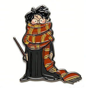 Pins de Solapa de Metal Esmaltado Personalizados con Personajes de Películas Creativas, Insignias de <span class=keywords><strong>Harry</strong></span> <span class=keywords><strong>Potter</strong></span>, Dibujos Animados - Product Image 1