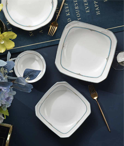 Vajilla de Porcelana Blanca de Lujo Personalizada, Regalos Empresariales, Diseño Escénico, Apta para Lavavajillas, Porcelana Fina, Duradera y Ligera - Product Image 6
