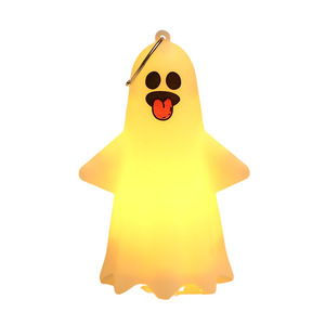 Wholesale Mini Ghost Wooden Battery Operated <b>LED</b> Hanging <b>Lights</b> <b>Night</b> Lamp Indoor Thanksgiving Holiday Decoration - Product Image 4