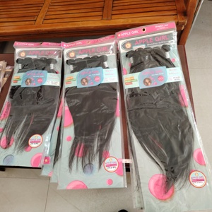 Set di Capelli Umani Brasiliani a Prezzo Conveniente con Chiusura <span class=keywords><strong>in</strong></span> Pizzo 4x4 e 5 Fasci, Vendita all'Ingrosso - Product Image 2