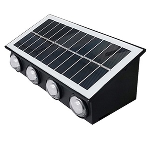 Applique Murale Solaire Haut et Bas Éclairante pour Extérieur, Décoration Jardin, Cour, Maison, Étanche et Lumineuse - Product Image 1