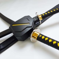 Ensemble de 2 sabres katana de 101 cm de Deadpool, jouets de dessin animé populaires pour Noël, cosplay et collection
