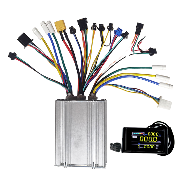 Zuncontrol Dual Drive Brushless  Sine Wave DC Motor Controller Electric Bicycle Scooter Motorcycle 2 in 1 BLDC Driver