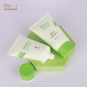 Tubo de embalaje de caña de azúcar suave vacío con tapa de tornillo Tubo de compresión de crema de manos ecológico de plástico ecológico verde personalizado - Product Image 2