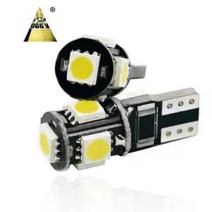 หลอดไฟท้ายรถยนต์ LED T10 Canbus 5050 5 SMD แบบไม่มีข้อผิดพลาด ไฟ LED สำหรับจอดรถ ไฟข้าง DC 12V รุ่น <span class=keywords><strong>Celerio</strong></span> - Product Image 1