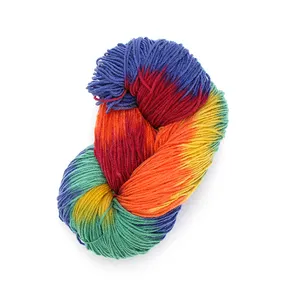 Hand knitting acrylic line good quality crocheting yarn