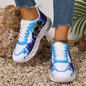 Zapatillas Deportivas Personalizadas para Mujer, Cómodas, Transpirables, de Malla, para Deportes al Aire Libre, con Estampado Artístico Bajo Demanda, Planas Casuales, Envío Directo - Product Image 5