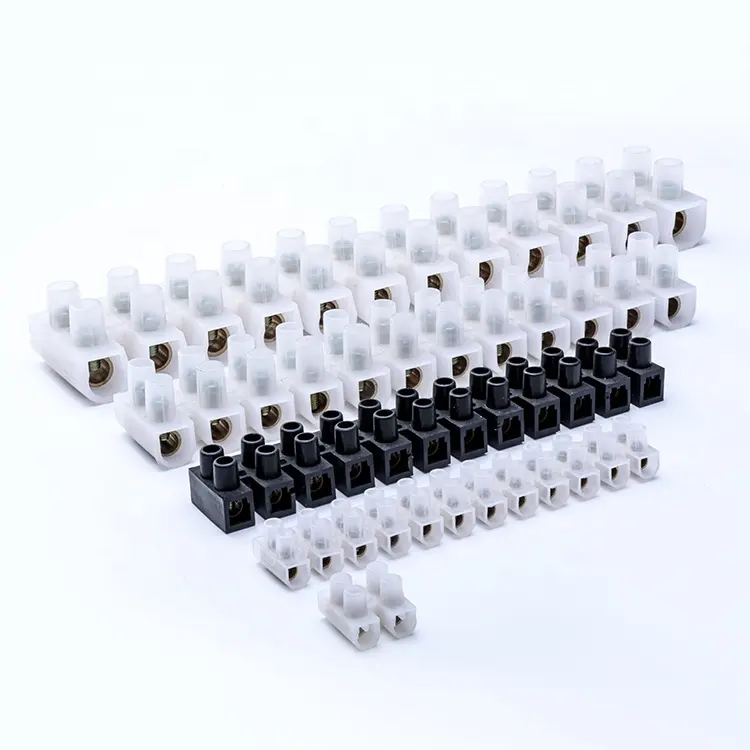 5A Plastic Electrical Insulated Screw Meter Terminal Blocks connectors