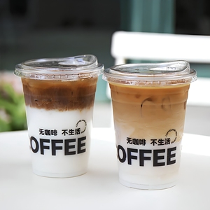 แก้วกาแฟ ชานม น้ำผลไม้ ขนาด 98 มล. ผลิตจากพลาสติก PET สำหรับเครื่องดื่มแบบใช้แล้วทิ้ง พร้อมฝาปิดกันรั่วซึม รับทำโลโก้ สำหรับเครื่องดื่มเย็น - Product Image 2