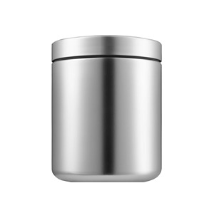 Chai nhựa HDPE mờ màu bạc chrome <span class=keywords><strong>20oz</strong></span>/650ml dùng để đóng gói thực phẩm bổ sung, thuốc viên, bột, dùng trong công nghiệp - Product Image 1