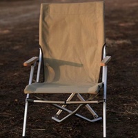 Chaise pliante portable pour pause déjeuner en plein air avec dossier chaise pour chien de mer