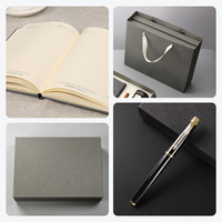 Ensemble cadeau d'entreprise personnalisé, bloc-notes en PU, stylo, tasse isotherme, coffret cadeau de luxe pour le bureau, souvenir pour la promotion