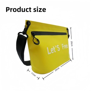 Borsa Cosmetica in PVC Portatile con Cerniera, Organizer Impermeabile a Tracolla Singola per Viaggi e Nuoto - Product Image 3