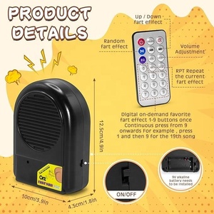 Máquina de Pezones con Control Remoto, 50 Sonidos Realistas, Alcance de Control Superior a 10m, Juguete de Broma - Product Image 6