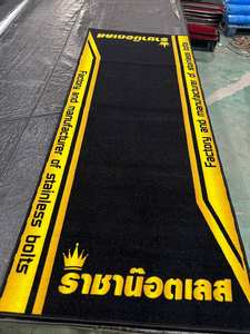 Tapis de <span class=keywords><strong>sol</strong></span> de garage robuste en nylon avec dos antidérapant en caoutchouc, tapis pour moto, voiture, vélo, atelier - Product Image 5