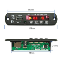 Module décodeur MP3 BSSY) 5.0 avec amplificateur de puissance pour haut-parleur de subwoofer 2*3W, 12V/5V, et prise en charge du module radio FM pour voiture 3 voies