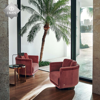 Sillón Esquinero Individual de Cuero Moderno de Alta Calidad, Estilo Italiano, Muebles para Sala de Estar, Conjunto de Sofá de Cuero de Una Plaza