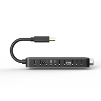 Décodeur TV Stick H.265 DVB-T2 Récepteur TV numérique Mini Scart Tuner HEVC T2 Full HD