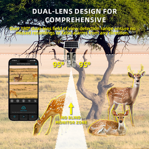 4G Solar <strong>Motion</strong> <strong>Activated</strong> Trail <strong>Camera</strong> 10400mAh 4MP Dual Lens IP66 Hunting <strong>Camera</strong> Dual PIR Night Vision Trail Cam 4G Game <strong>Camera</strong> - Product Image 2