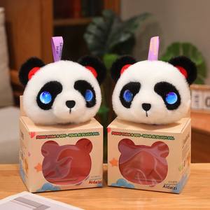 Colgante de robot Panda con IA transfronterizo, juguete de peluche corto, lindo y creativo, con conversación inteligente, compatible internacionalmente - Product Image 3