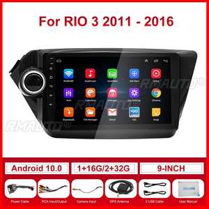 Nuevo Radio de Auto 2DIN Android 9 con 4G+64G, Reproductor Multimedia con Navegación GPS para Kia Rio 3 y 4, 2011-2016 - Product Image 1