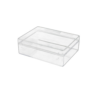 Transparent Playing Card <b>Box</b> Rectangle Plastic Storage Desktop Organizer Covered 20g <b>Empty</b> <b>Box</b> Standing Type - Product Image 4